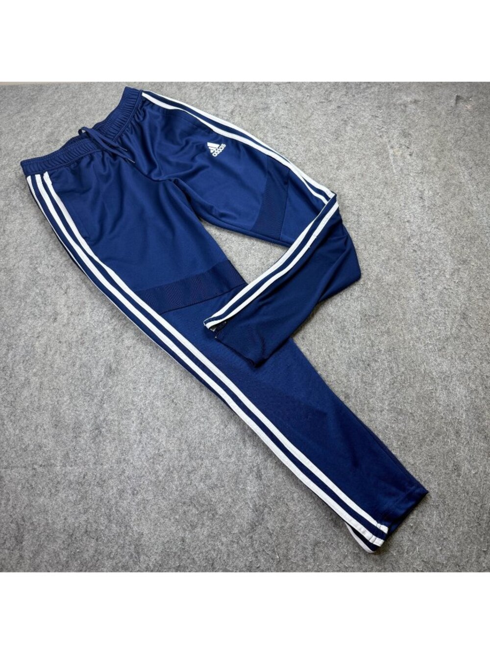 Adidas Tiro 19 Soccer Training Pants Men S Blue White Ankle Zip 29" DT5174